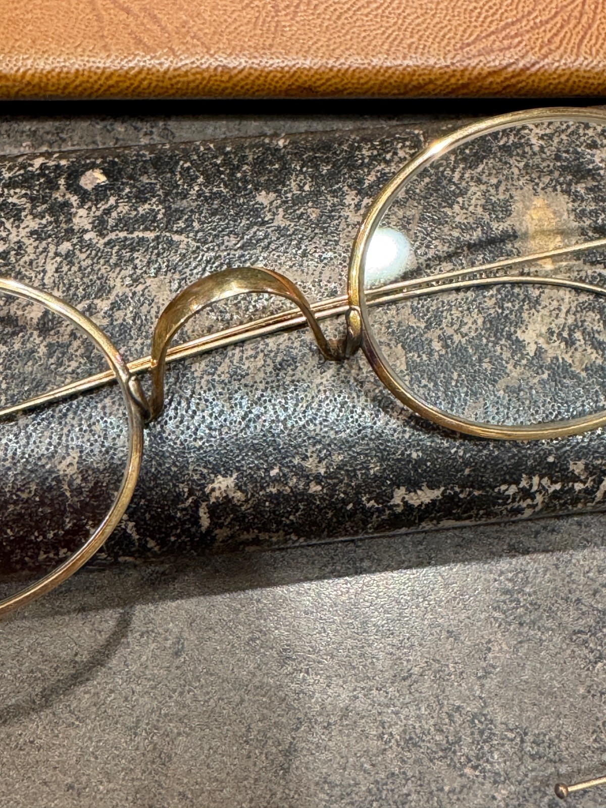 Antique / Vintage solid 14k Spectacles / Glasses … - image 4