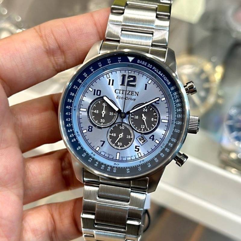 Citizen CA4500-83M Beginning Blue Series Eco-Drive Chronograph