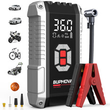 Bupmova 8000a Car Jump Starter With Air Compressor Battery Booster Power Bank
