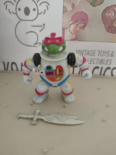 Vintage TMNT Ninja Turtles Figure Raph The Space Cadet 1990