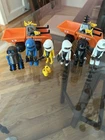 Vintage Lot 1980's Playmobil 2 Lunar Dumpers, 5 Astronauts, Robot,  Accessories