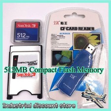 512MB Compact Flash Memory Card CF Card PCMCIA Adapter SSK USB2.0 reader FANUC