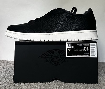Size 10.5M- Air Jordan 1 Retro Low Swooshless Black 2025 848775