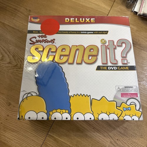 Scene It? Deluxe DVD Board Game The Simpsons NEW SEALED