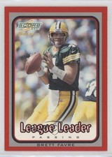 2001 Score Select League Leader 268/325 Brett Favre #245 HOF 0c6