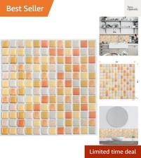 Waterproof 3D Mosaic Tile Stickers - Removable Wall Decor for Instant Renovation