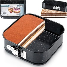 Backform Tortenform Granitform Kuchenform Springform aus Granit 20x20x6,8 cm