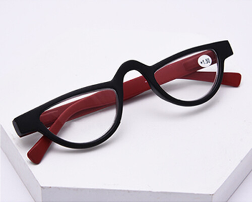 Vintage Lesebrille Halbmond Gestell Leser HD Presbyopische Brille Damen - Bild 26 von 27