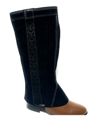 SADDLE HORSE RIDING HALF CHAPS, POLAINAS COWBOY SHORT