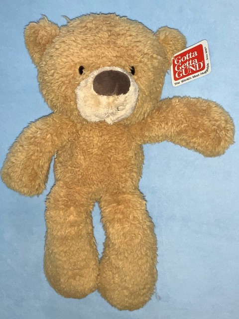 Gund Fuzzy Bear Soft Teddy Stuffed Toy Brown Tan 320116 | eBay