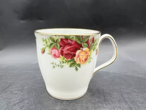 Royal Albert Old Country Roses Coffee Mug 1/2”England Bone China 2nd Quality
