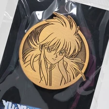 Yu Yu Hakusho Kurama Limited Edition Antique Gold Enamel Pin Figure Anime YuYu