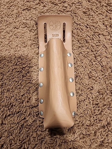 Klein Tools Tan Leather 5129 M4 Tool Holder For Belt