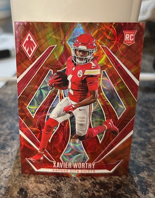 2024 Panini Phoenix FireBurst Xavier Worthy #250 RC /250