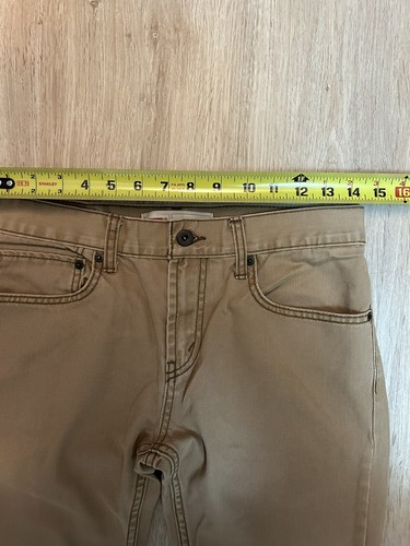 Levi’s 511 Jeans Slim Boys Straight Leg Khaki Jeans Size 16 Reg 28 X 28 - Picture 12 of 12