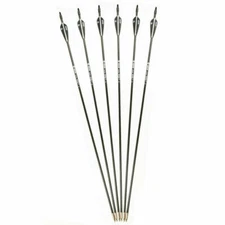 6PCS 30''Archery Fiberglass Plastic Feather Arrows SP700 7mm F Recurve Bow Sport