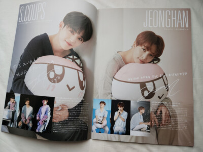 SEVENTEEN CARAT MAGAZINE vol.5 + Christmascard Japan fanclub kpop