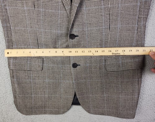 Brooks Brothers Madison Fit Saxxon Prince of Wales Glen Plaid Sport Coat 42 Long - Picture 15 of 23