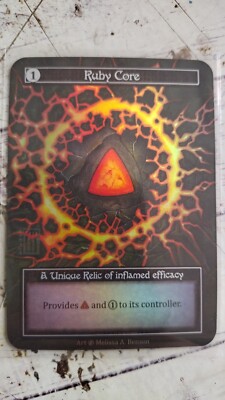 Ruby Core β foil Sorcery TCG Sorcery Contested Realm, Beta Ruby Core Foil Unique, Pack Fresh