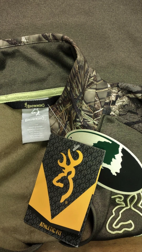 Browning Women's Bellum Mossy Oak Breakup 1/4 Zip Jacket MOBUC 18732670 Size L - Image 3 of 4