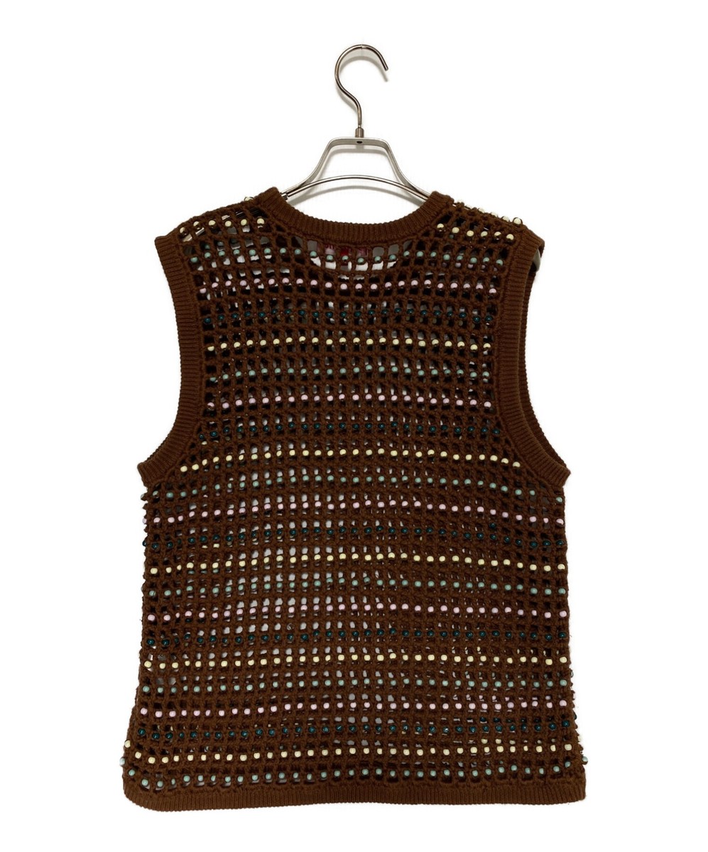 トップス Supreme 22SS Beaded Sweater Vest Supreme 22SS Beaded Sweater Vest