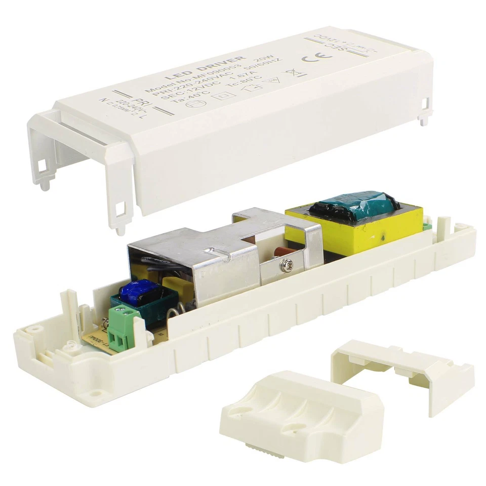 LED Driver Trafo 12W 20W 30W 50W 60W Transformator Netzteil DC 12V Treiber Power - Bild 3 von 4