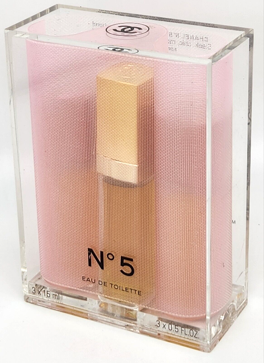 【新品未使用】CHANEL N°5 EAU DE TOILETTE 3点セット CHANEL N°5 TO GO Eau de Toilette 3 x 15ml Travel Purse Spray Set