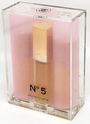 CHANEL N°5 TO GO Eau de Toilette 3 x 15ml Travel Purse Spray Set