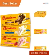 Gourmet Wafers Sampler - 12 Pack Assorted Flavors with No Artificial Ingredients