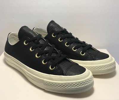 Converse Womens Size First String CTAS 70 Reptile 1970 Black