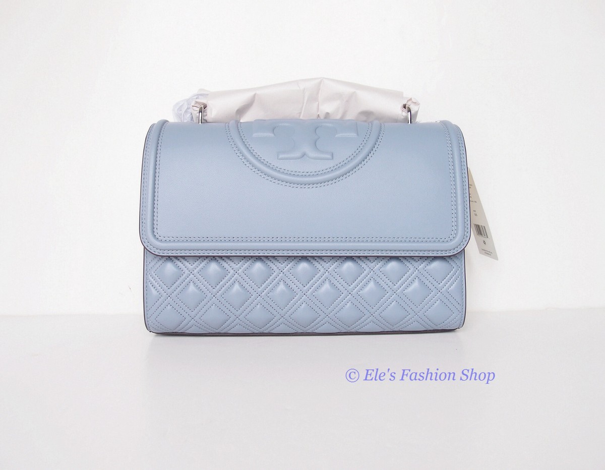 NWT Tory Burch Fleming Large Leather Shoulder Crossbody Bag