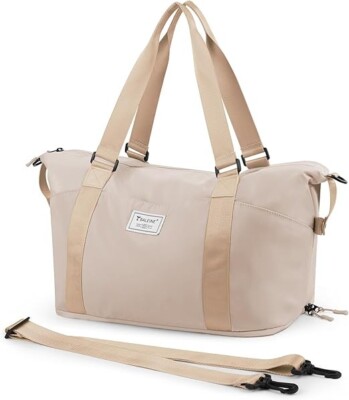 Travel Tote Bag for Women, Weekender Carry-on Tote, Large Duffel Bag Gym Bag Ove