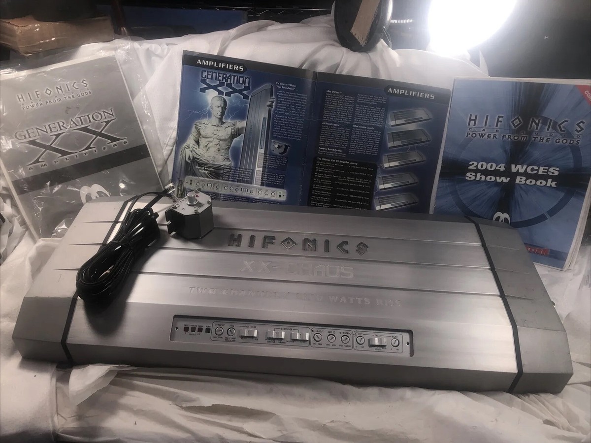 HIFONICS XX-CHAOS OLD SCHOOL Amplifier 1000 Watts Rms | eBay
