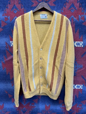 Vintage Arrow Mr. Golf Alpaca Cardigan Sweater M 50s 60s | eBay