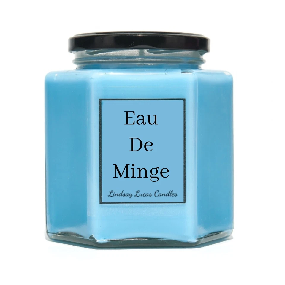 Eau De Minge Funny Joke Gift Scented Candle Made With Soy Wax - Image 4 of 4