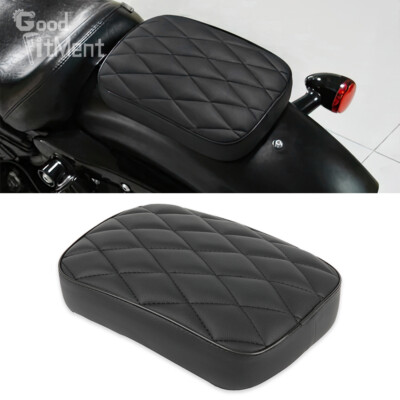 Für Harley Motorrad Schwarz Soziussitz mit 8 Saugnapf Sitzpad Beifahrersitz