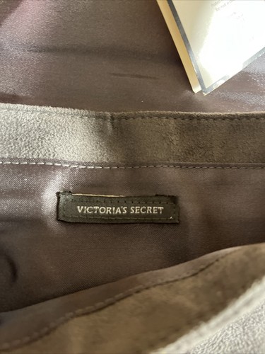 Victoria Secret Grey Purse Handbag With Pink And Grey Strap New - Picture 12 of 16