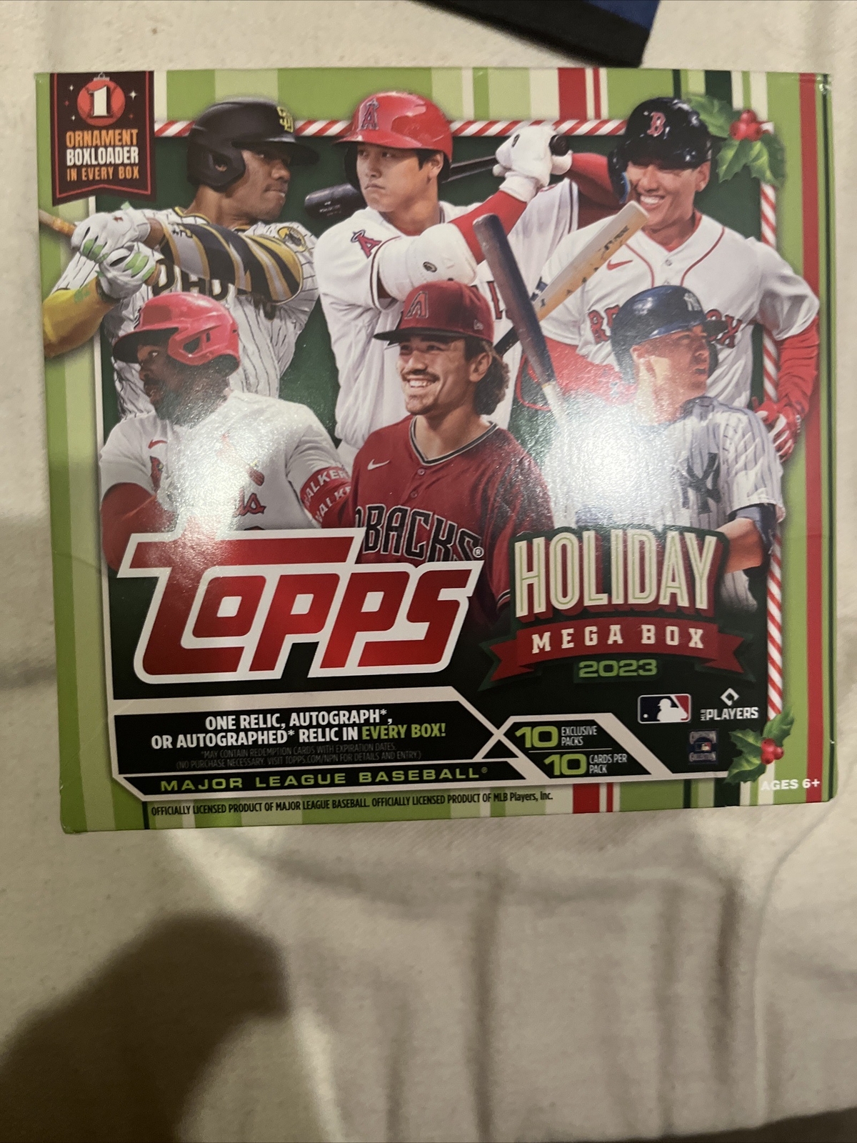 Topps 2023 MLB Baseball Holiday Mega Box RIPPED AND SHIPPED 100 Cards