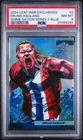 Erling Haaland 2024 Leaf Anime Nation #AN2B-8 /75 CARD Soccer PSA 8 RARE BLUE