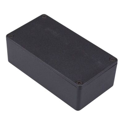Hammond Black ABS Electronics Enclosure - 121 X 94 X 34mm (1591XXGSBK)