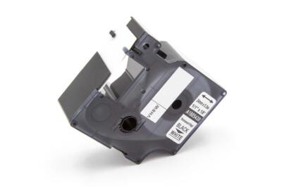 Schriftband Vinyl für Dymo RhinoPro 6000 5000 3000 Schwarz/Weiß 24mm 5,5m