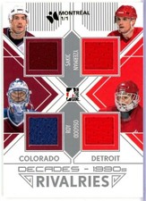 2013-14 ITG Decades 1990s Montreal Expo #2 Roy/Sakic/Osgood/Yzerman JERSEY - 1/1