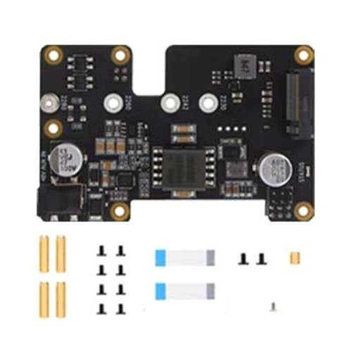 X1012 PCIe to M.2 POE NVMe SSD and POE Shield for RPi 5 M.2 NVMe SSD Ethernet - Afbeelding 4 van 10