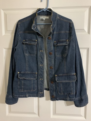 Croft \u0026 Barrow Button Up Denim Jacket 