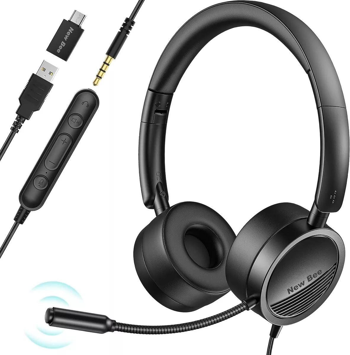 Headsets for laptops with microphone deals