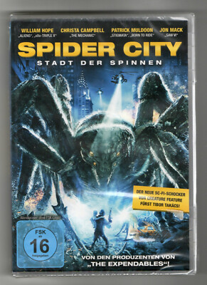 SPIDER CITY DVD NEU OVP Sydney Sweeney Horror Action Grusel Spinnen Monster