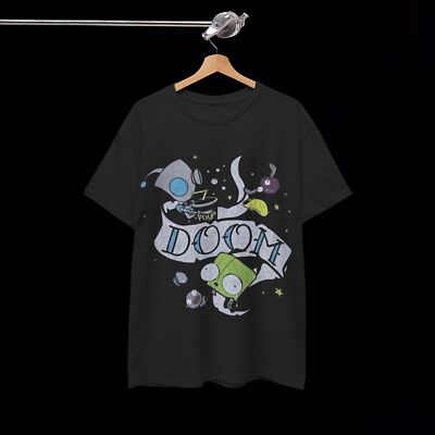 Invader Zim Grunge Y2K Style T Shirt Domo Kun Scene Hello Kitty Tapout Goth Emo