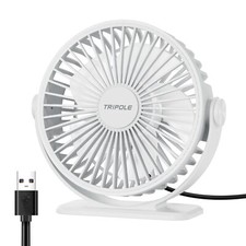 Desk Fan Usb Powered Mini Portable Fan 3 Speeds Adjustable Strong Breeze Persona