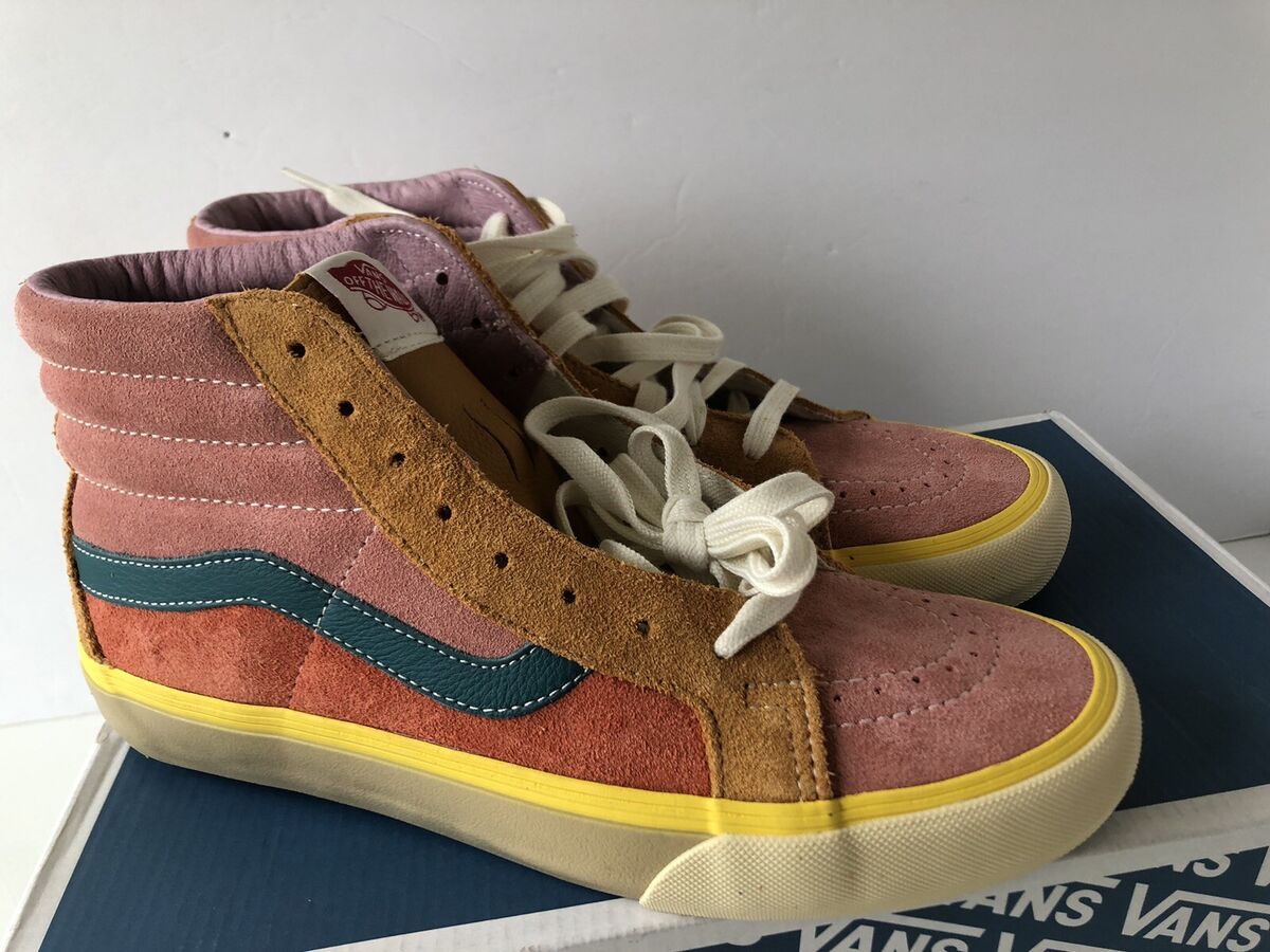 Vans Sk8-Hi LX Pack Rose Multi-Color Shoes VN0A4BVHVYL1 Mens Sz 9 Womens Sz 10.5 Vans Sk8-Hi LX Pack Rose Multi-Color Shoes VN0A4BVHVYL1 Mens Sz 9 Womens Sz 10.5