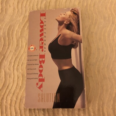 Rare OOP VHS~Jane Fonda's Lower Body Solution Workout~ fitness / exercise